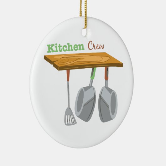 Crew Keramik Ornament (Rechts)