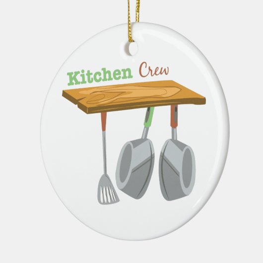 Crew Keramik Ornament (Links)