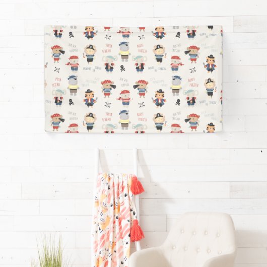 Crew Kind Party Pirate Banner (Insitu)