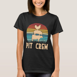 Crew Kuh Schweinshähnchen Byrbecue Grillen Grillen T-Shirt