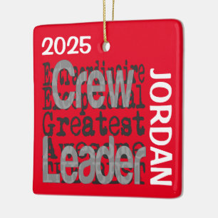 Crew Leader Extraordinator CUSTOM Keramikornament
