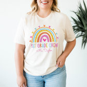 Crew-Lehrer der ersten Klasse Zurück zur Schule T-Shirt