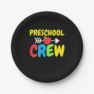 Crew-Lehrer Pappteller