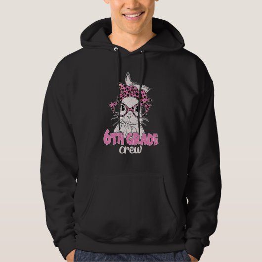 Crew Leopard Brillen Bunny Face Oaster M Hoodie (Vorderseite)