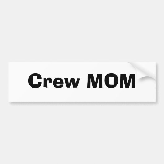 Crew MAMA Autoaufkleber (Vorne)