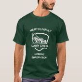 Crew Matching Family Mowing Supervisor Vater T-Shirt (Vorderseite)