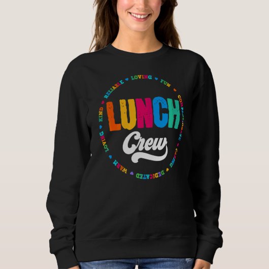 Crew Matching School Cafeteria Squad S Sweatshirt (Vorderseite)