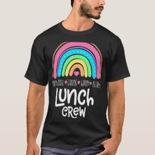 Crew Matching School Cafeteria Squad S T-Shirt