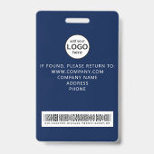 Crew-Member Barcode-Event-Blue-Bading-Abzeichen Ausweis (Rückseite)