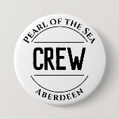 Crew Member Button Abzeichen (Vorderseite)