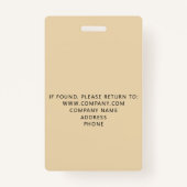 Crew-Member Event-Gold-Abzeichen Ausweis (Rückseite)