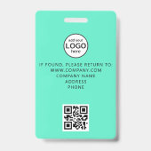 Crew-Member QR-Code-Event-Green-Abzeichen Ausweis (Rückseite)