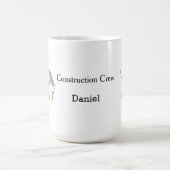 Crew mit Name Kaffeetasse (Mittel)