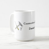 Crew mit Name Kaffeetasse (Vorderseite Links)