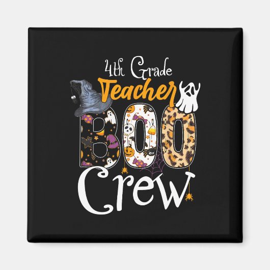 Crew mit Witzhut Fall Halloween Costum Magnet (Vorne)