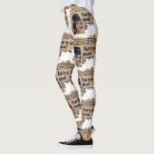 Crew Mitglied Vintag Stewardess Werbung Leggings (Links)