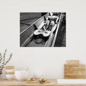 Crew-Muschel-Sitzplatz Poster (Küche)