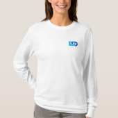 Crew Neck Long Sleeve Frauen T-Shirt (Vorderseite)
