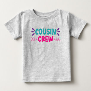 Crew niedlicher Cousin Baby T-shirt