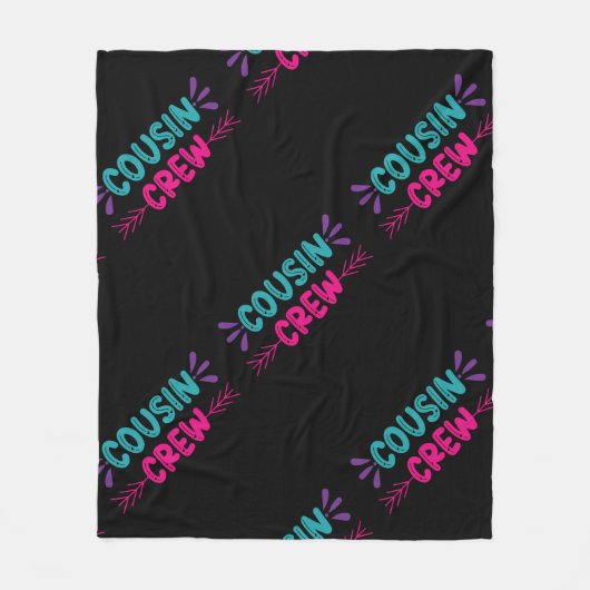 Crew niedlicher Cousin Fleecedecke (Vorderseite)