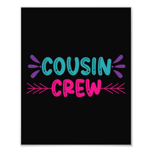 Crew niedlicher Cousin Fotodruck (Vorne)
