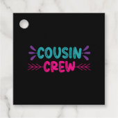 Crew niedlicher Cousin Geschenkanhänger (Vorderseite)