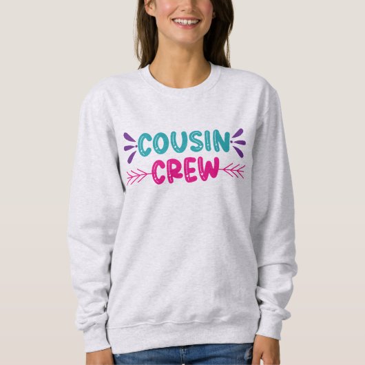 Crew niedlicher Cousin Sweatshirt (Vorderseite)