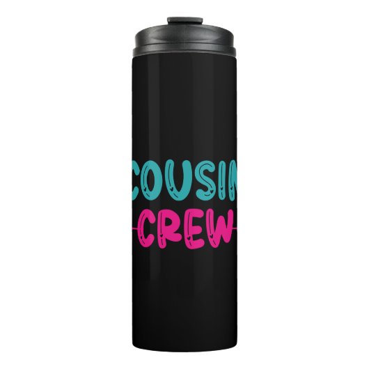 Crew niedlicher Cousin Thermosbecher (Vorderseite)