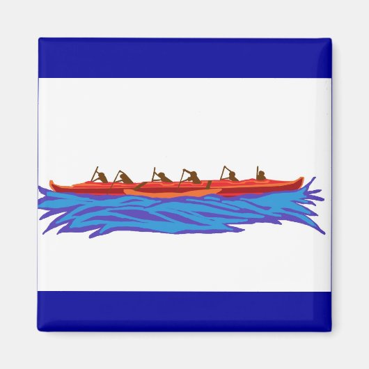 Crew Paddeln Magnet (Vorne)