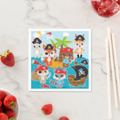 Crew Party Pirate Napkins Serviette (Beispiel)