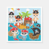 Crew Party Pirate Napkins Serviette (Vorderseite)