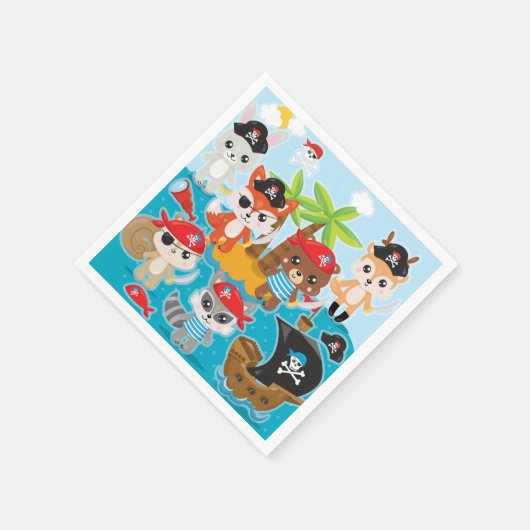 Crew Party Pirate Napkins Serviette (Ecke)