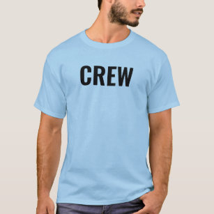 Crew Personal Doppelseitige Design Mens Light Blue T-Shirt