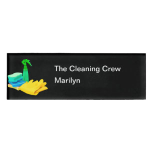 Crew Personal Haushalt freundlich Namenschild