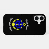 Crew personalisiert iPhone 16 hülle (Rückseite (Horizontal))