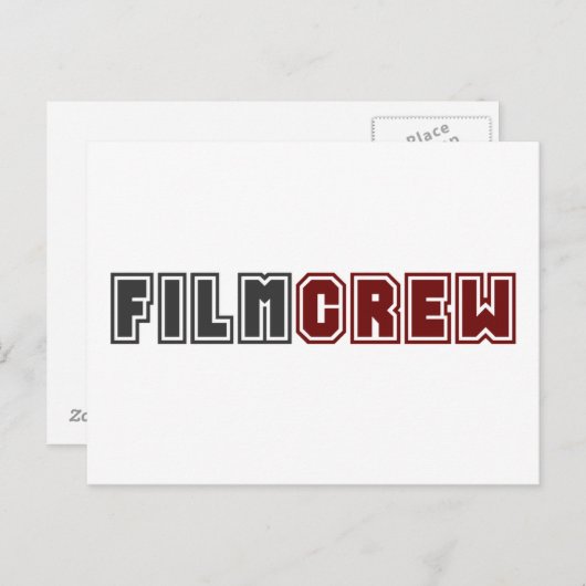 Crew Postkarte (Vorne/Hinten)