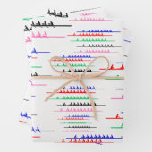 Crew Race Rowers Rowing - Fünf Boote Geschenkpapier Set (Beispiel)