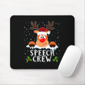 Crew Reindeer Weihnachtsmannmütze Buffalo Red Kari Mousepad (Mit Mouse)