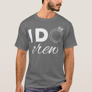 Crew Retro Bachelorette Funny Hen Night T-Shirt