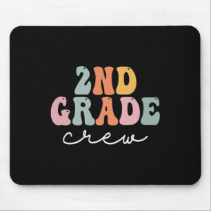 Crew Retro Groovy Frauen am ersten Tag Mousepad