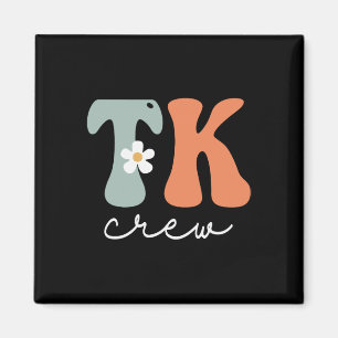 Crew Retro Groovy Vintage Frauen glücklich ersten Magnet