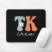 Crew Retro Groovy Vintage Frauen glücklich ersten Mousepad (Mit Mouse)