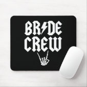 Crew Rock'n'Roll Gothic Halloween Bachelorette Par Mousepad (Mit Mouse)
