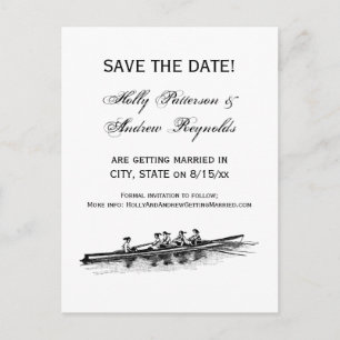 Crew Rowers Ankündigungspostkarte