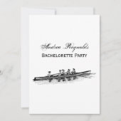 Crew Rowers Einladung (Vorderseite)