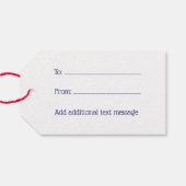 Crew Rowers Geschenkanhänger (Rückseite Horizontal)