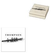 Crew Rowers Gummistempel (Stempel)