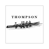 Crew Rowers Gummistempel (Prägung)