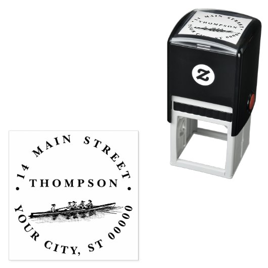 Crew Rowers Permastempel (Beispiel)