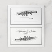 Crew Rowers Platzkarte (Außenseite Aufgefaltet)